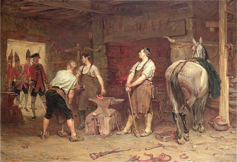 John Seymour Lucas After Culloden- Rebel Hunting, France oil painting art